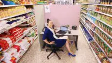 Working from home was so 2020. This year, people want to work from their . . . local supermarket?