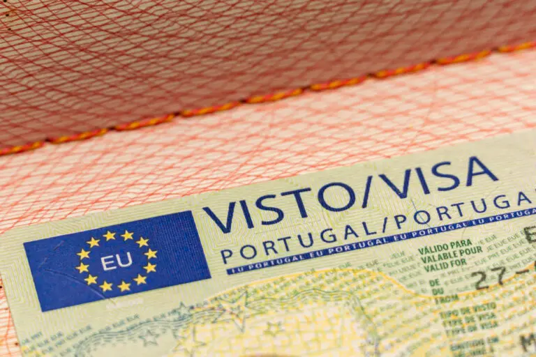 Close,Up,Schengen,Visa,Of,Portugal,In,The,Passport.,Closed