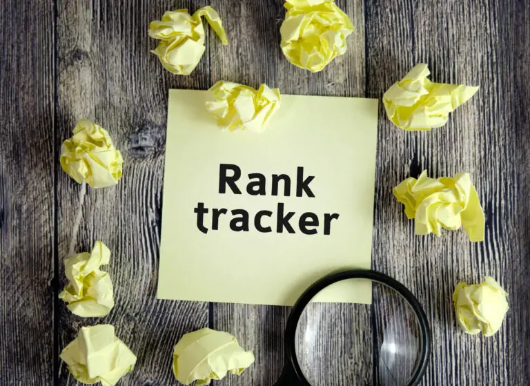 Rank,Tracker,-,Seo,Concept,Text,On,Yellow,Note,Sheets
