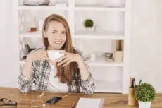 Drinking Coffee