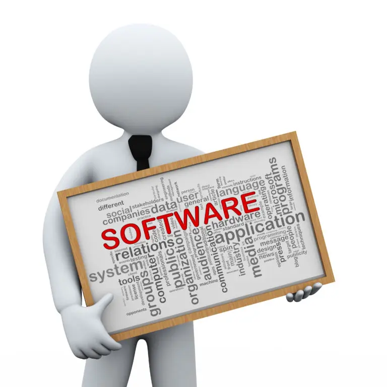3d,Illustration,Of,Man,Holding,Software,Wordcloud,Words,Tags,Board.