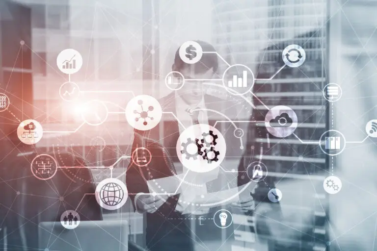 Process,Automation,Concept,On,Blurred,Office,And,People