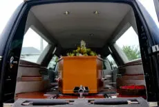 Adverts for two funeral providers have been banned after they misleadingly implied that their MDF coffins were more eco-friendly than other options.