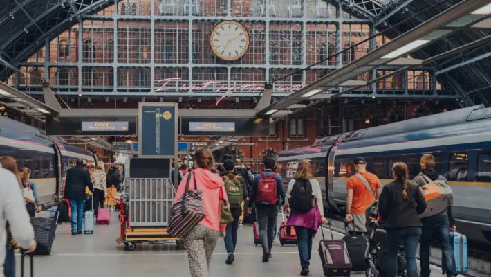 Post-Brexit border checks have slowed the speed at which Eurostar passengers pass through London St Pancras on their way to Paris, reducing the terminal’s capacity by one-third,