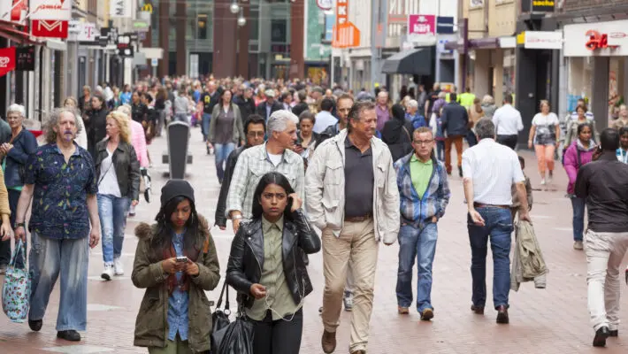Almost half of shoppers plan to rein in their Christmas spending this year, with a sharp jump in the proportion of people worried about the impact on their finances, new research has found.