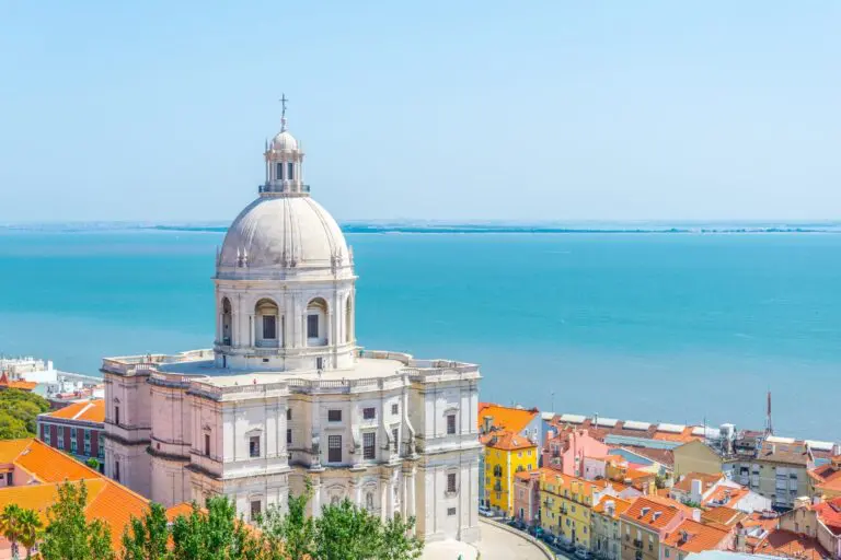 Aerial,View,Of,The,National,Pantheon,In,Lisbon,,Portugal