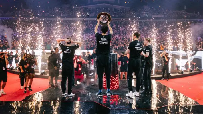 More than 10,000 spectators cheered as a team of UK-based competitors won £7.4 million.