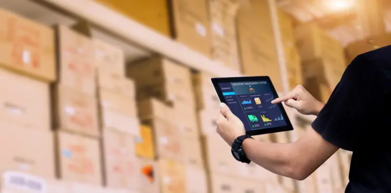 Smart,Inventory,Management,System,Concept.manager,Using,Digital,Tablet,showing,Warehouse,Software