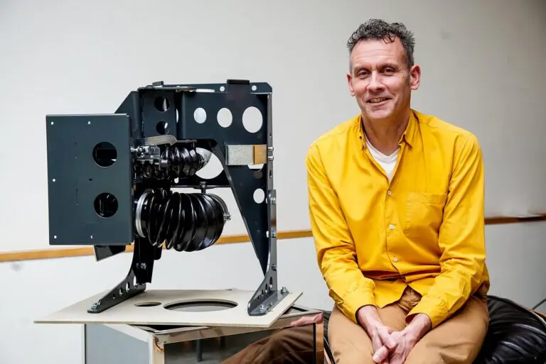A design engineer and TV presenter, skilled in creating space-saving architectural innovations for the home, is feeling flush after securing financial backing for his latest invention – a frame that allows toilets to be folded away in a cupboard when not in use.