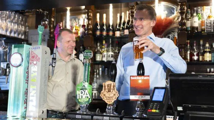 The duty paid on drinks on tap in pubs will be up to 11p lower than at the supermarket. The changes are designed to help pubs compete on a level playing field with supermarkets, so they can continue to thrive at the heart of communities across the UK.