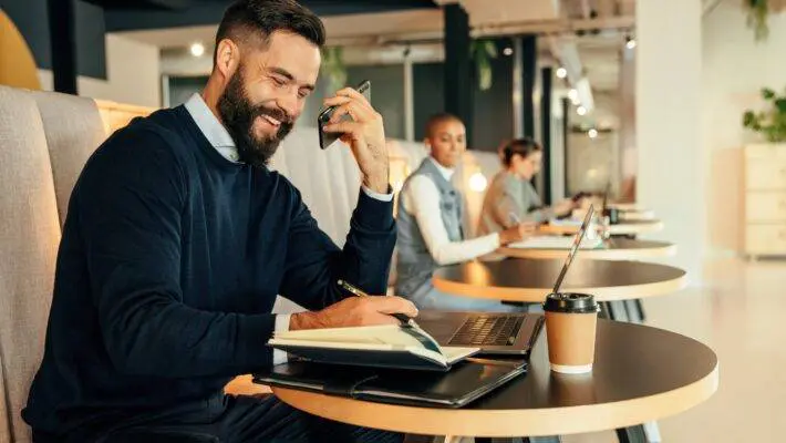 Booming demand for hybrid working saw workspace provider IWG, which owns Regus, net a record £1.7bn in system-wide revenue in the first half, up 16 per cent year-on-year.