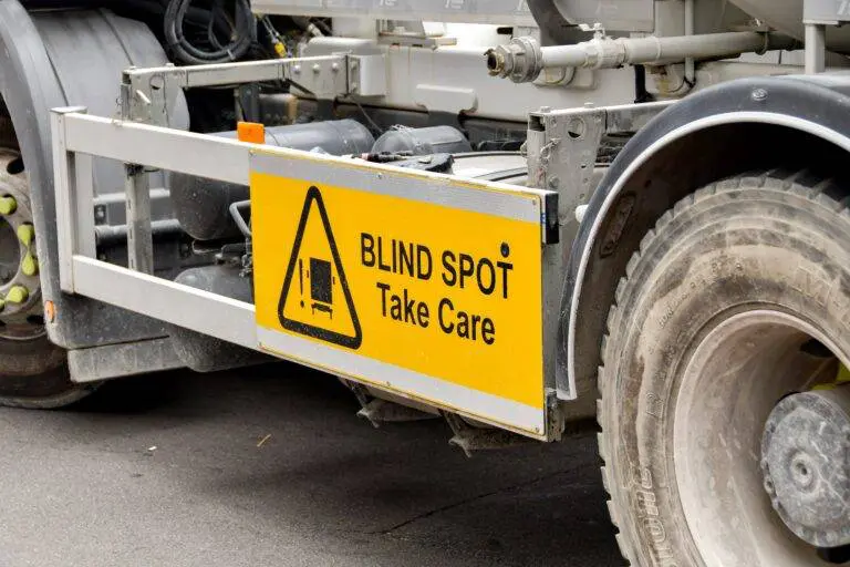 When you’re driving in your car, you have to watch out for your blind spots. Truck drivers also must take care, for they have even greater blind spots.