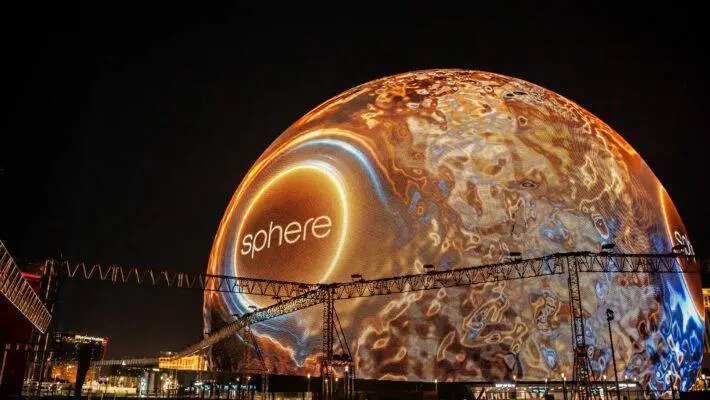 The Sphere in Las Vegas opened in 2023