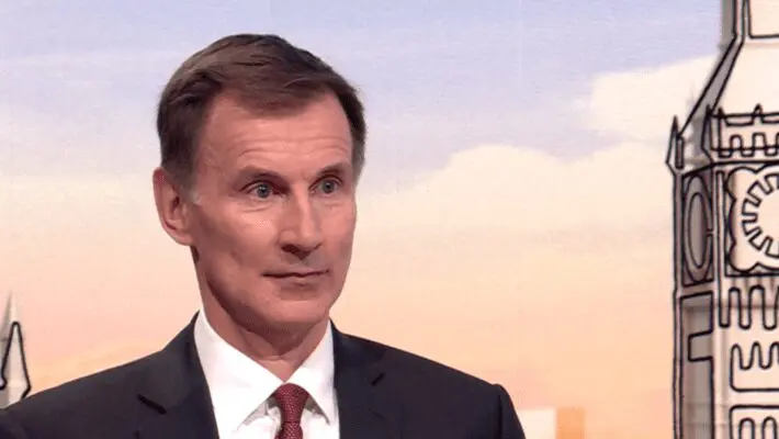 Jeremy Hunt has confirmed that if the Conservatives win the upcoming election, they will retain the triple lock system for determining increases in the state pension.
