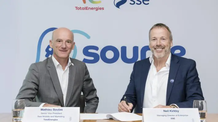 SSE and TotalEnergies have launched a joint venture aimed at boosting the electric vehicle (EV) infrastructure in the UK and the Republic of Ireland by installing 3,000 ultra-fast charging points.