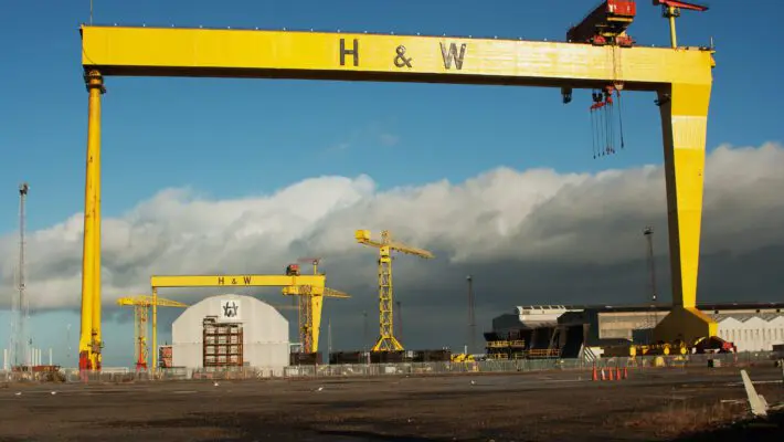 The future of the historic Harland & Wolff shipyard is in jeopardy following a $25 million emergency bailout, raising fears that Royal Navy vessels could soon be constructed abroad.
