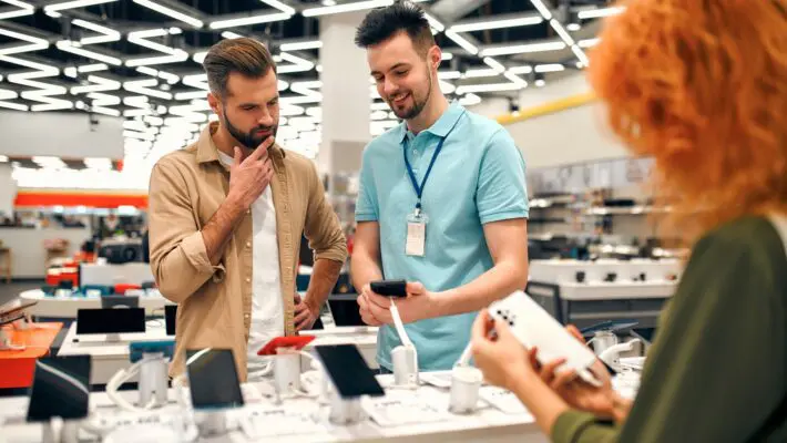 In-store marketing is high-reward. Your customers are right there and ready to buy. After your customers enter the store, the in-store marketing you play should be tailored to close them, upsell them if/when appropriate, and provide a memorable experience they can share with others.