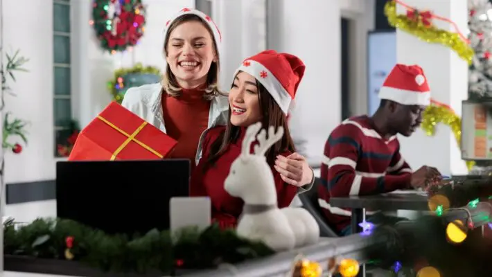 Christmas hiring is revitalizing Britain's job market, with annual salaries increasing at the fastest rate in three years, according to recent figures.