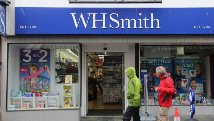 WH Smith has sold its 480 UK high street stores to Modella Capital for £76m, ending a 233-year legacy. Stores will be rebranded as TG Jones as WH Smith focuses on global travel retail.