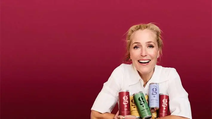 Actress Gillian Anderson has secured a nationwide retail deal for her new female-focused energy drink brand, G Spot, with the product now stocked in 370 Sainsbury’s stores across the UK.