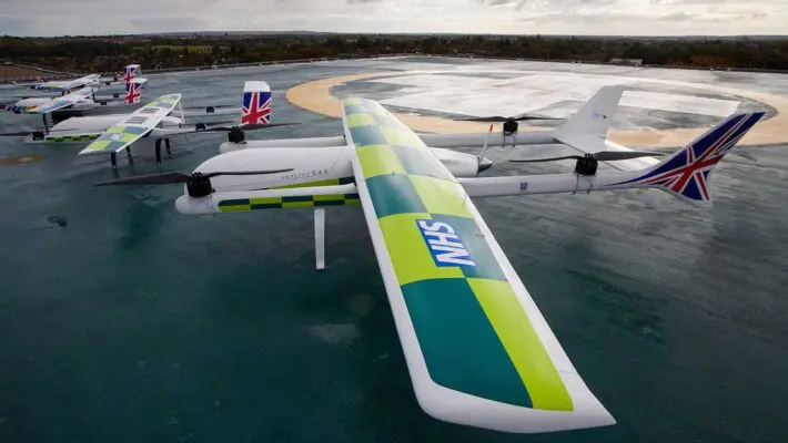 Drones could soon be deployed for NHS deliveries, offshore wind turbine inspections and supply missions to oil rigs under sweeping changes to the UK’s drone regulations planned for 2026.