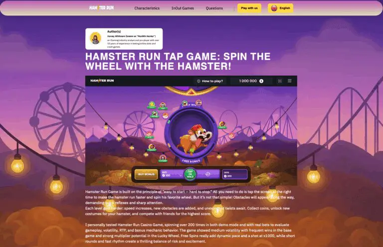 The iGaming community has seen its fair share of innovation in recent years, but few titles have made a splash quite like Hamster Run, a high-energy casino game from INOUT GAMES that has quickly become one of the most talked-about releases of the year.