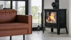 Wood-burning stoves are becoming a popular choice for keeping homes warm in a sustainable way.