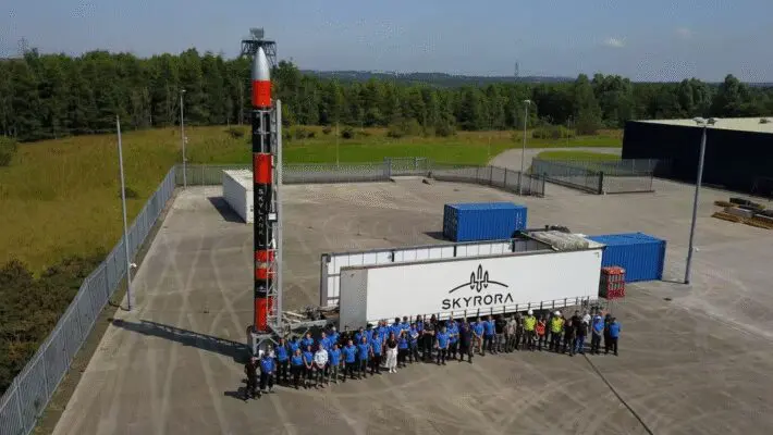In August 2025, Glasgow’s Skyrora became the first British manufacturer licensed to conduct vertical launches from the United Kingdom.