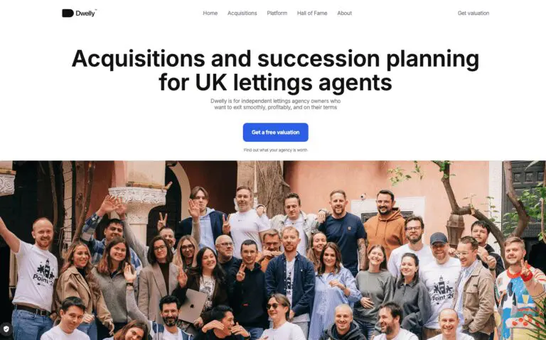 UK property technology platform Dwelly has raised £69m ($94m) in combined equity and debt funding to expand its AI-driven roll-up of independent letting agencies across Britain.