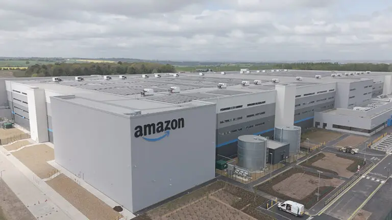 Amazon has opened a new fulfilment centre in Northampton and confirmed plans for a second major site in nearby Kettering, taking its investment in Northamptonshire to more than £1 billion and creating in excess of 4,000 jobs in a single county.