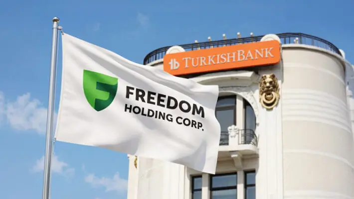 Nasdaq-listed Freedom Holding Corp., led by billionaire Timur Turlov, paid $33.4 million for a 99.32% stake in Turkish Bank A.Ş.
