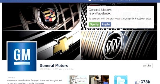 Facebook-GM-fan-page