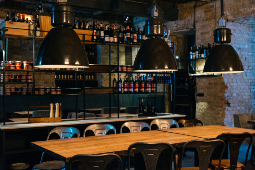 Empty pub