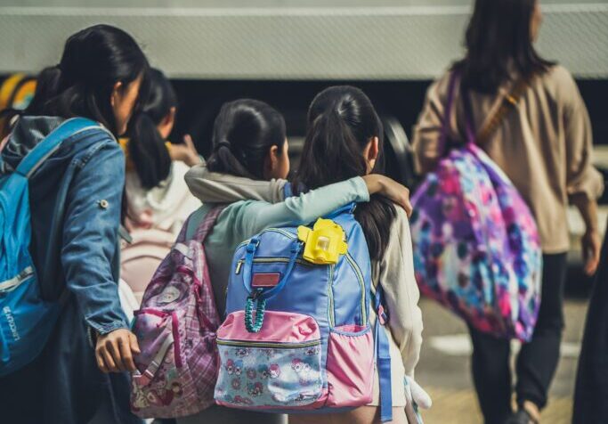 School children
