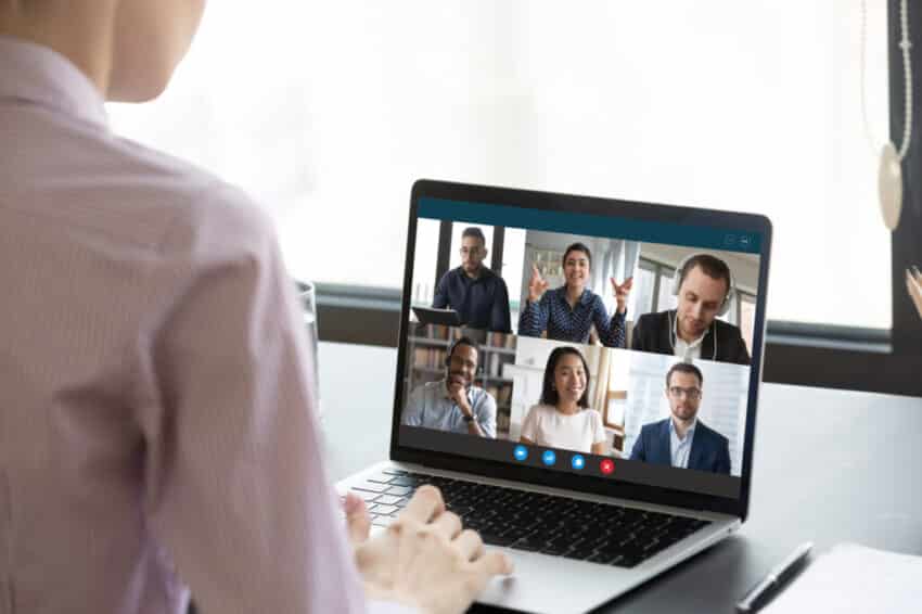 Zoom working from home