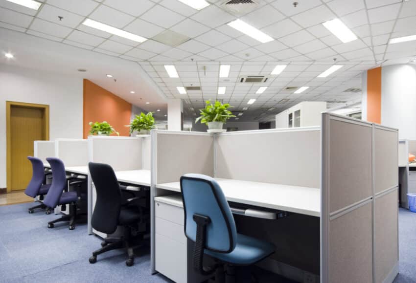 Closed office
