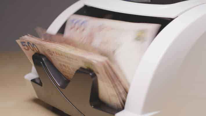 cash counting machine