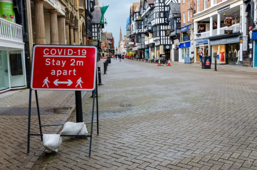 Covid high street