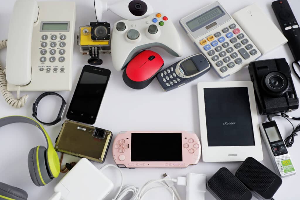 Smartphone,With,Portable,Game,Consoles,And,Ebook,Reader,And,Other