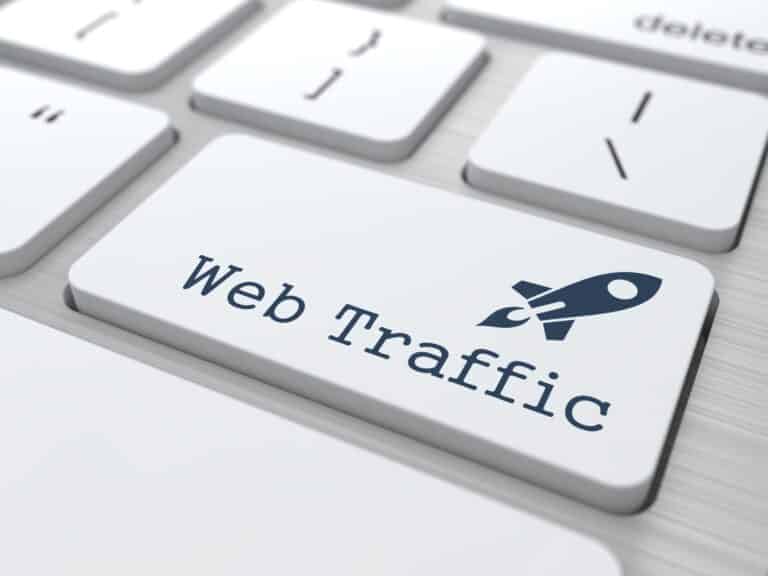 White,Button,With,Web,Traffic,On,Computer,Keyboard.,Internet,Concept.