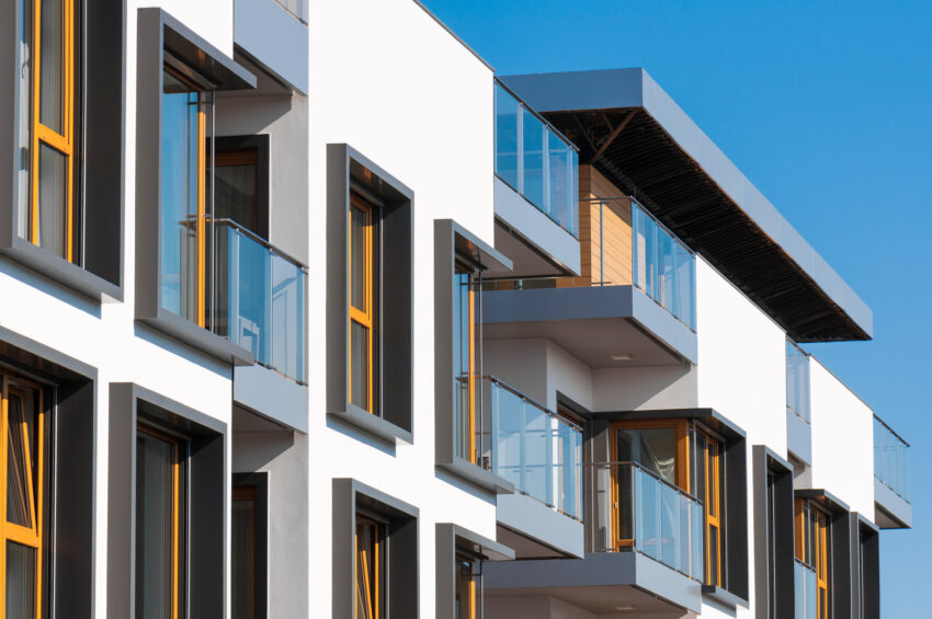 New,Modern,Architectural,Building,House.