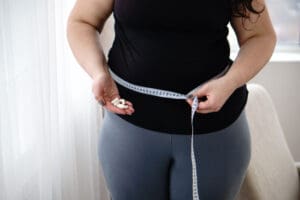 Weight,Loss,,Medical,Therapy,,Diabetes,Prevention.,Fat,Obese,Woman,With