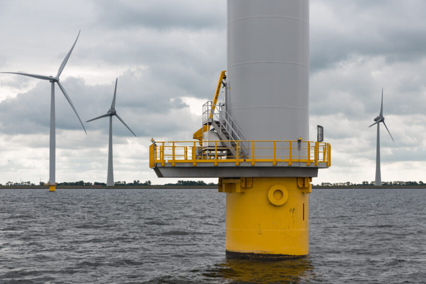 A 50 per cent stake in a huge offshore wind farm being built off the Yorkshire coast has been sold for £3 billion to a pair of French investors.