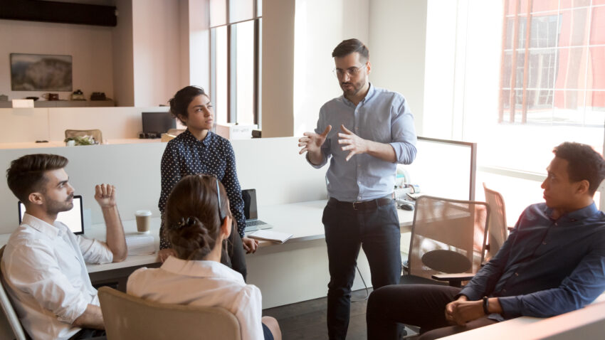 Employee satisfaction with UK business leaders is on a downward spiral, requiring them to step up to regain employee confidence, while satisfaction with immediate managers is seeing an upturn.