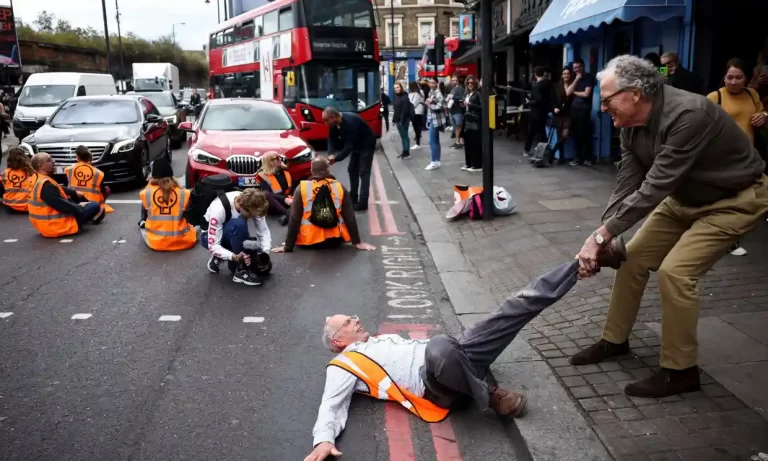 Ministers are pressing ahead with a dual crackdown on climate protests and strike action, a controversial move that followed a day of direct action in London including clashes with the public and milk poured on the floor of Harrods.