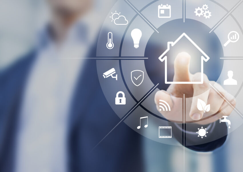 Circular,Futuristic,Interface,Of,Smart,Home,Automation,Assistant,On,A