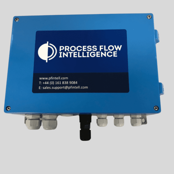 Process Flow Intelligence (PFI)&rsquo;s data acquisition system used in the dredging, mining, deep-sea mining, and tunnelling industries to measure slurry density, slurry height, and velocity.