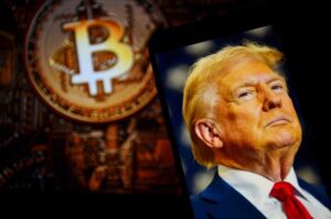 Bitcoin surged to a record high on Monday, topping $123,000, as investors reacted to growing political and institutional support for cryptocurrency in the United States.