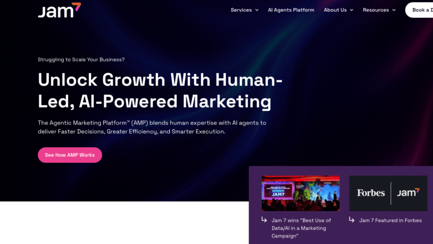 B2B marketing innovator Jam 7 has closed its seed funding round, securing backing from investors led by Stephen Altman, founder of New World Private Equity Partners.