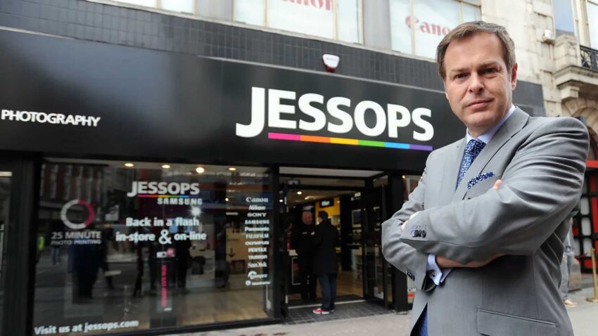 The Dragons' Den investor Peter Jones has sold the photography retailer Jessops to the online electrical retailer AO World, more than a decade after he rescued the chain from administration. The financial terms of the deal have not been disclosed.